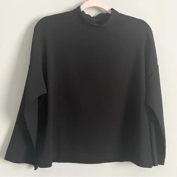 Madewell Mock Neck Blouse - Picture 5 of 11